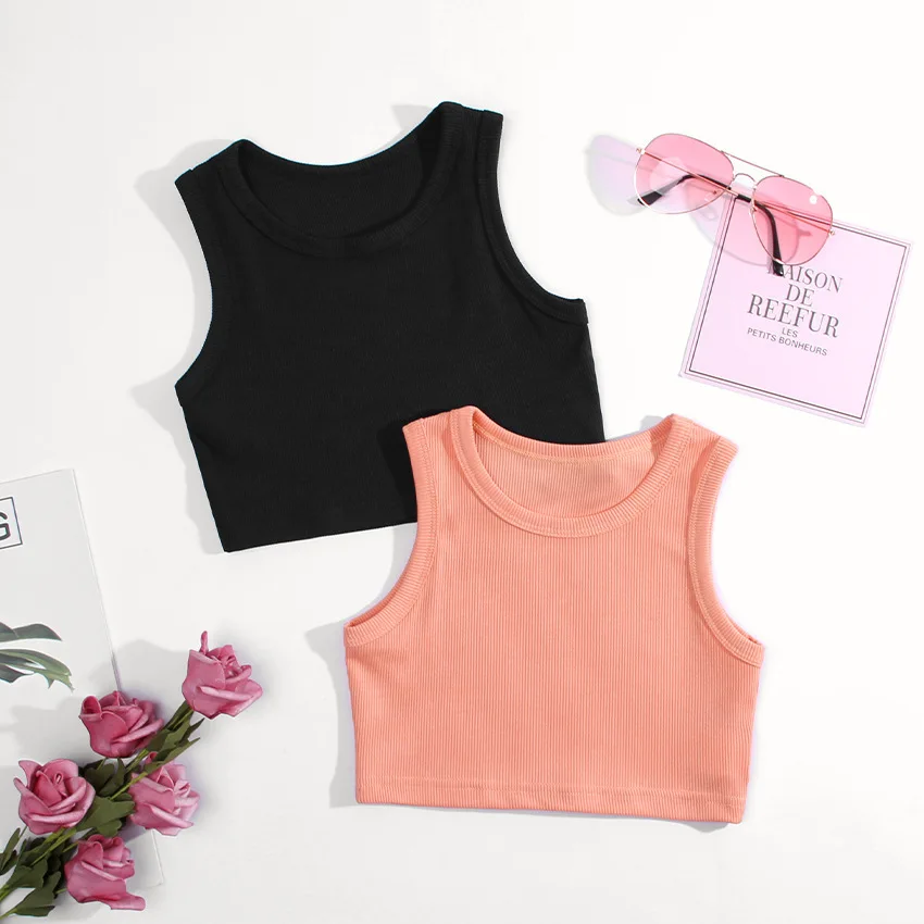 Summer Clothing Newborn - Summer Girls Underwear Sleeveless Shirts for