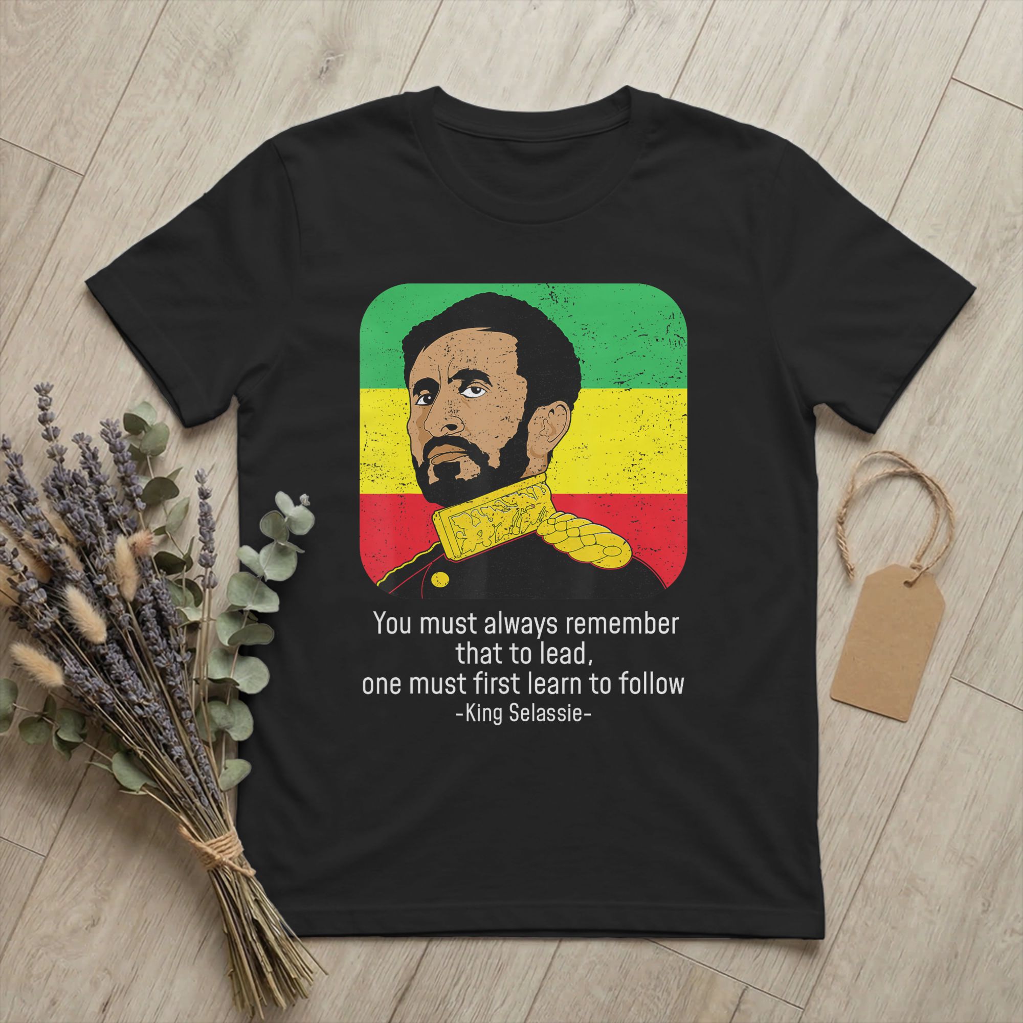 Summer Clothing Quotes - Famous Black Quote King Haile Selassie