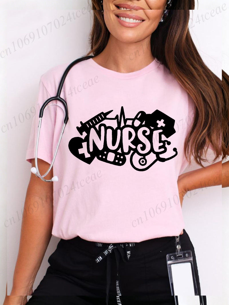 Summer Loving Clothing - Love Nurse Women's Tee Tshirt Funny