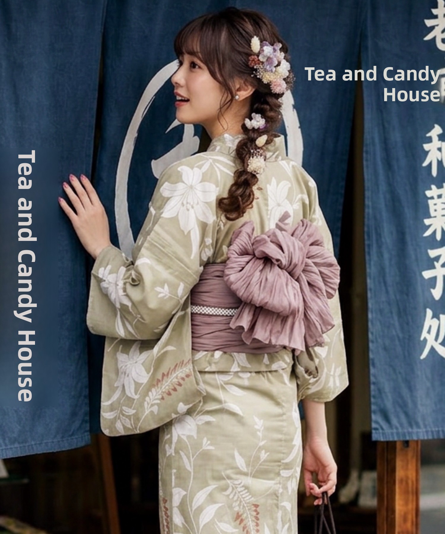 Summer Clothing Material - Traditional Yukata Kimono Cotton Linen Material
