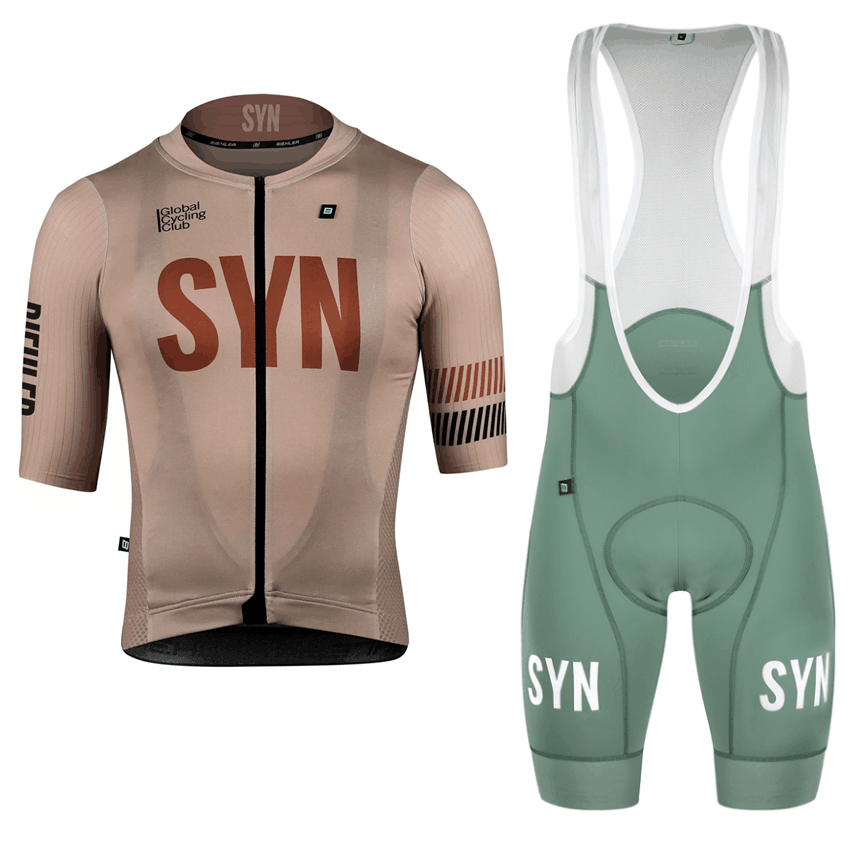 Summer Clothing Sale Men - SYN Brown Cycling Clothing men's short