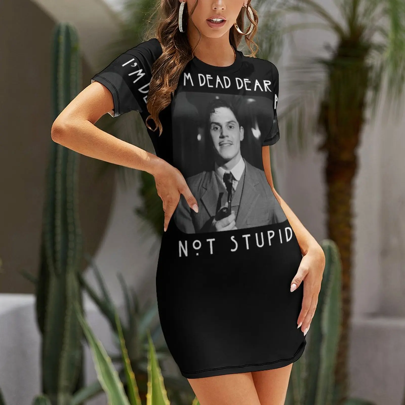 I'm Dead Dear, Not Stupid Hote - Summer Clothing Quotes ulasan dan harga