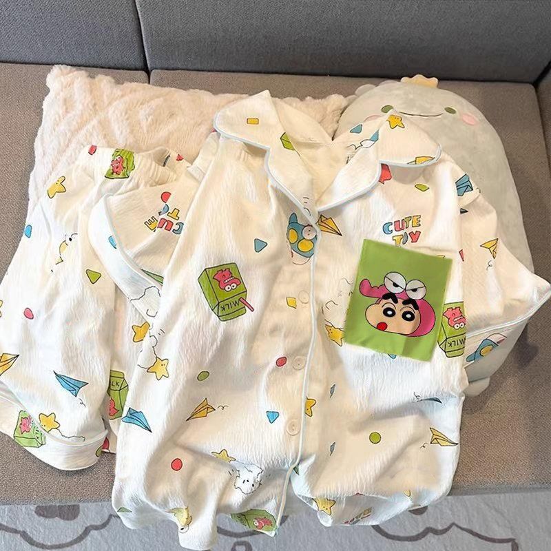 2Pcs Summer Crayon Shinchan Ch - Summer Away Clothing ulasan dan harga