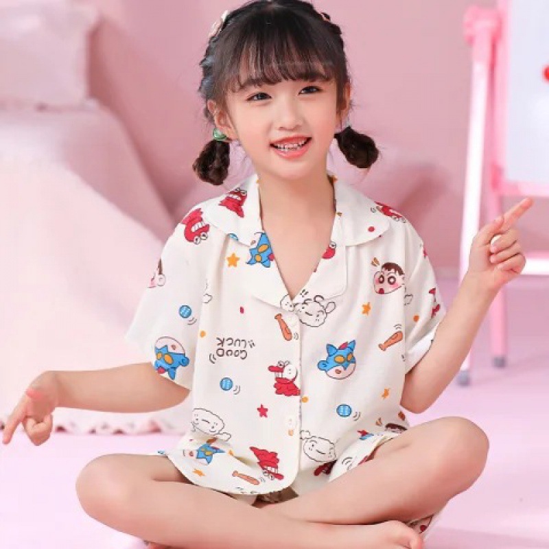 2Pcs Summer Crayon Shinchan Ch - Summer Away Clothing ulasan dan harga