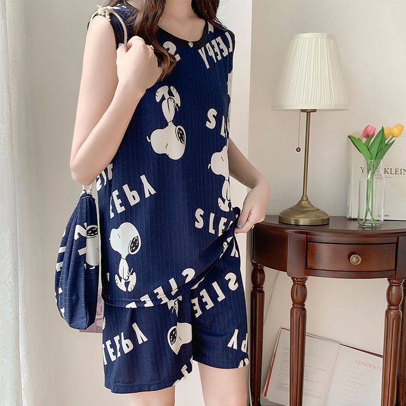 Cartoon Snoopy Summer Pajama S - Summer Away Clothing ulasan dan harga