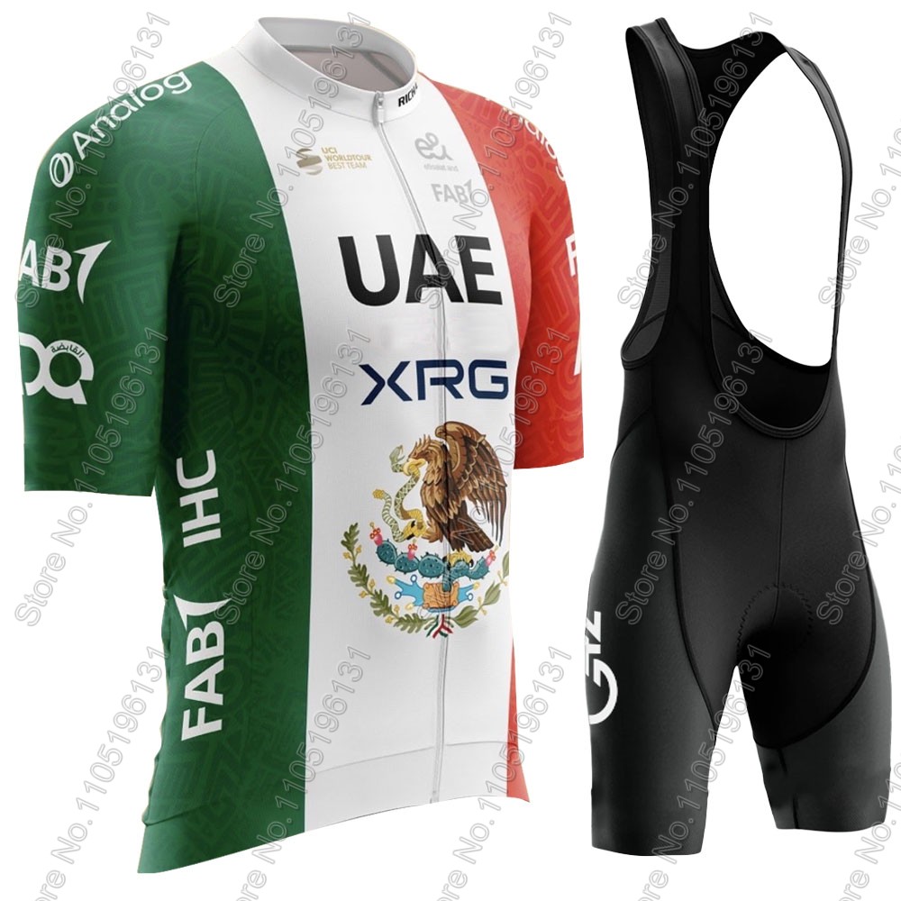 UAE Mexico 2026 Team Cycling J - Summer Clothing Sale Men ulasan dan harga