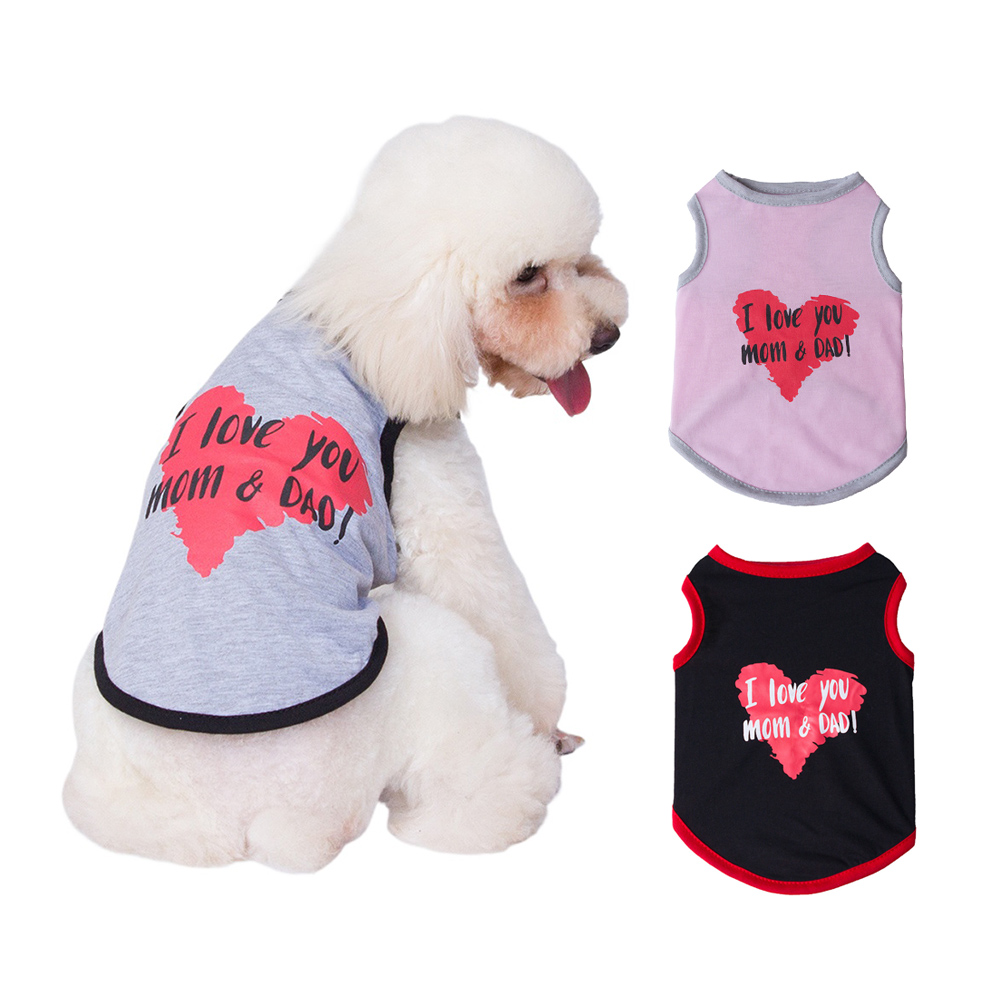 Lovely Puppy Cat Dog Sleeveles - Summer Loving Clothing ulasan dan harga