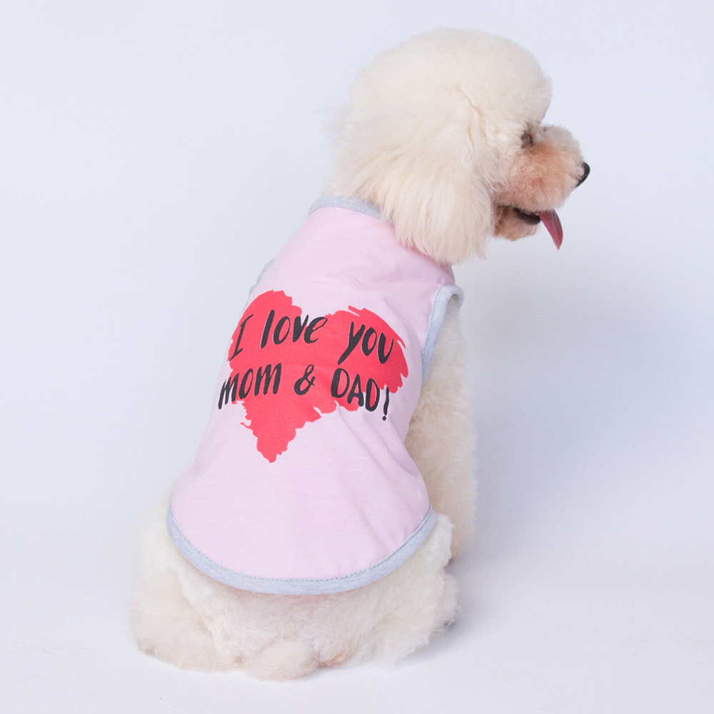 Lovely Puppy Cat Dog Sleeveles - Summer Loving Clothing ulasan dan harga