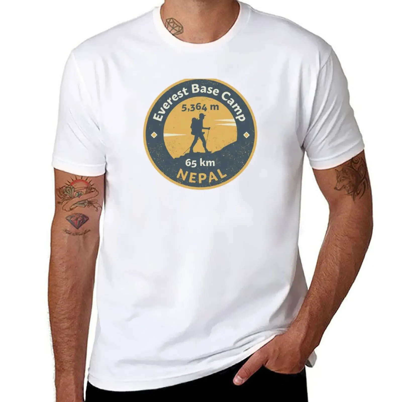 Crewneck Short Sleeve T Shirts - Summer Everest Clothing ulasan dan harga
