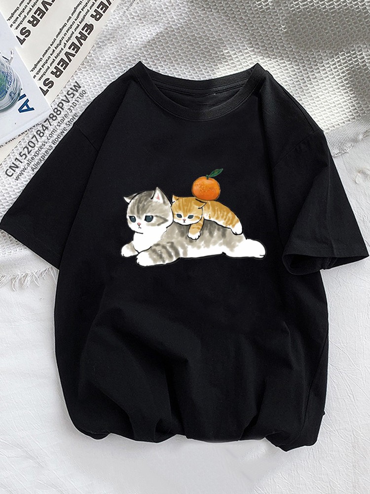 Funny Orange Cats Summer Women - Summer Loving Clothing ulasan dan harga