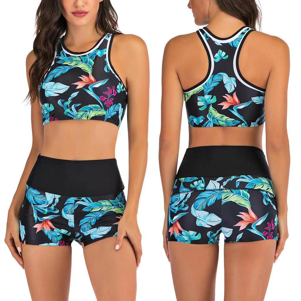 Y2K Bikini Woman Tankini With  - Halter Neck Top ulasan dan harga