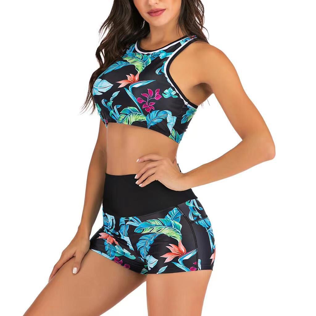Y2K Bikini Woman Tankini With  - Halter Neck Top ulasan dan harga
