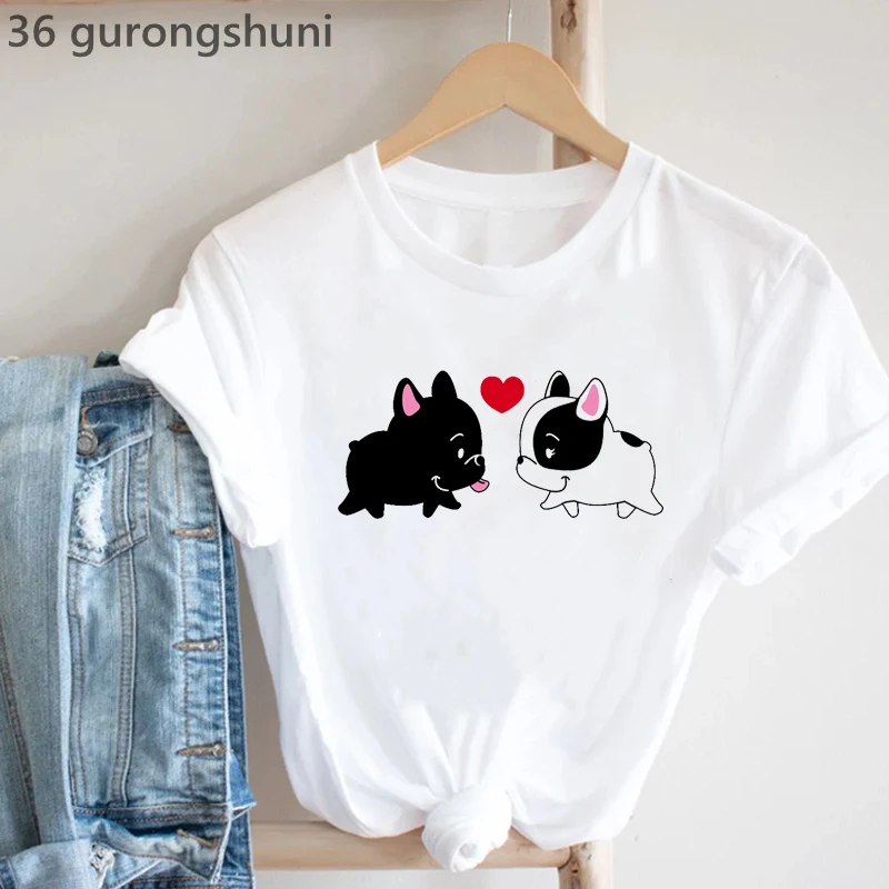 Frenchies In Love Animal Print - Summer Clothing In French ulasan dan harga
