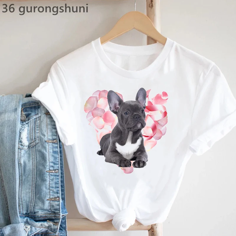 Frenchies In Love Animal Print - Summer Clothing In French ulasan dan harga