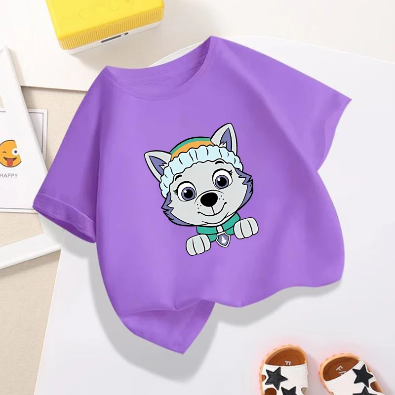 Paw Patrols Series T-Shirt Pur - Summer Everest Clothing ulasan dan harga
