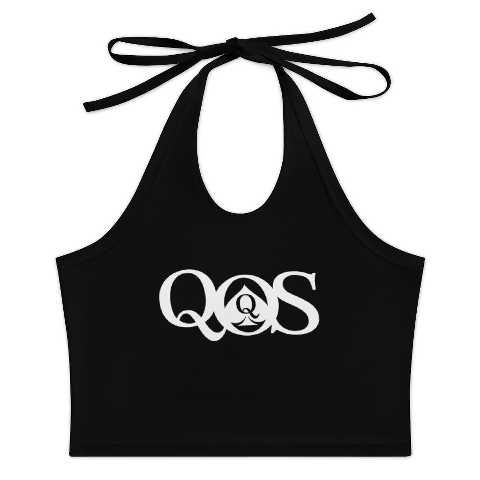 Women's QOS Print Tie Halter T - Halter Neck Top ulasan dan harga