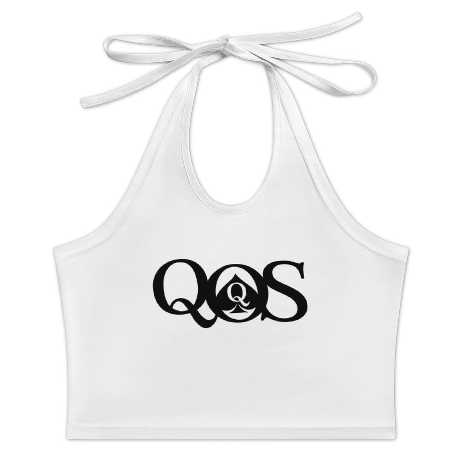 Women's QOS Print Tie Halter T - Halter Neck Top ulasan dan harga