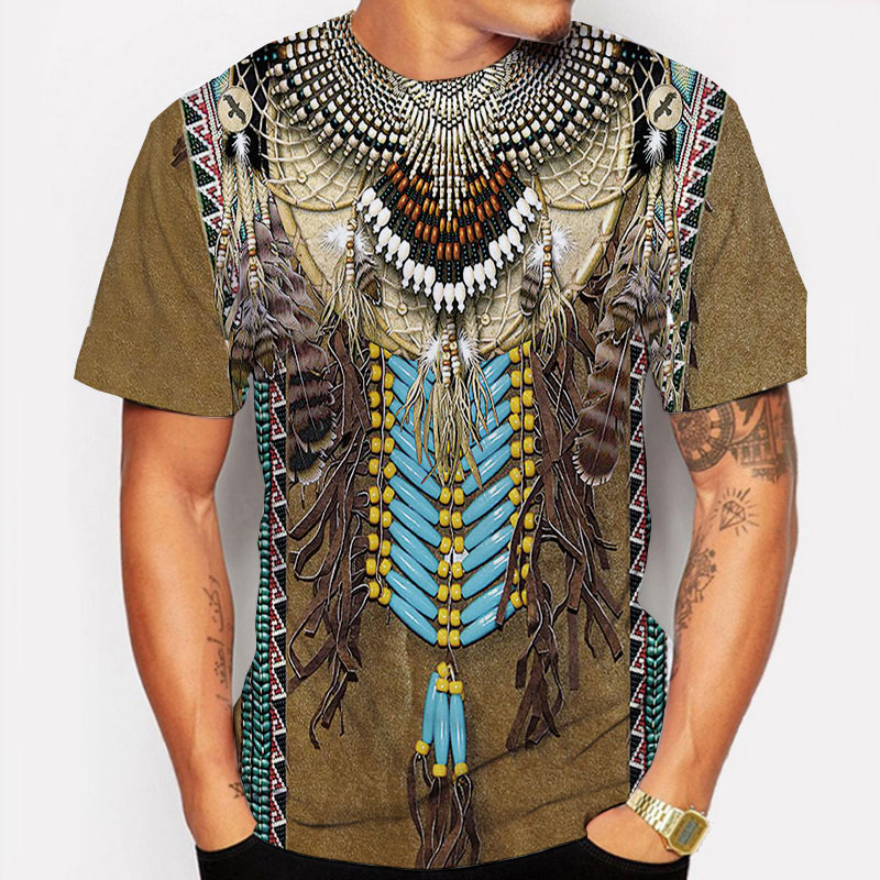 Indian T-Shirts Ethnic Style 3 - Indian Summer Vintage Clothing ulasan dan harga