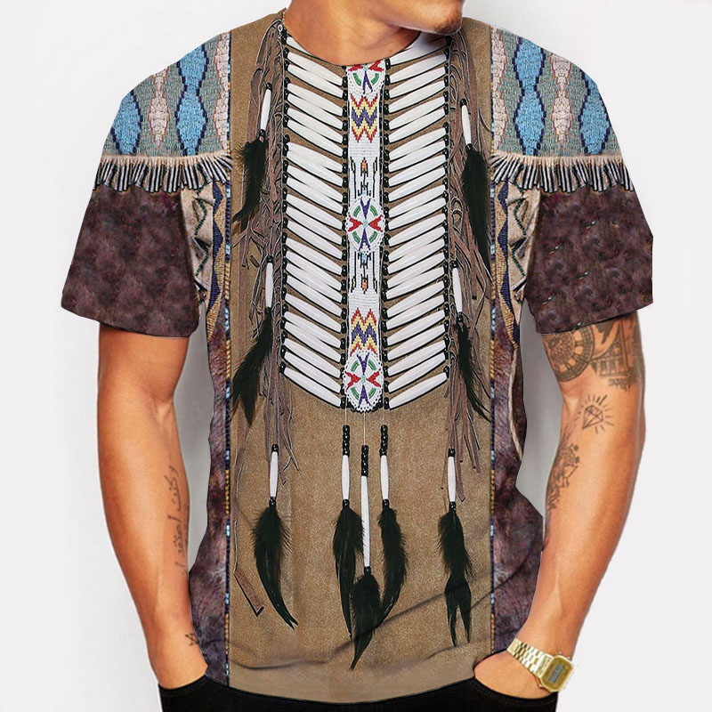 Indian T-Shirts Ethnic Style 3 - Indian Summer Vintage Clothing ulasan dan harga