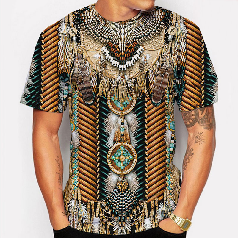 Indian T-Shirts Ethnic Style 3 - Indian Summer Vintage Clothing ulasan dan harga