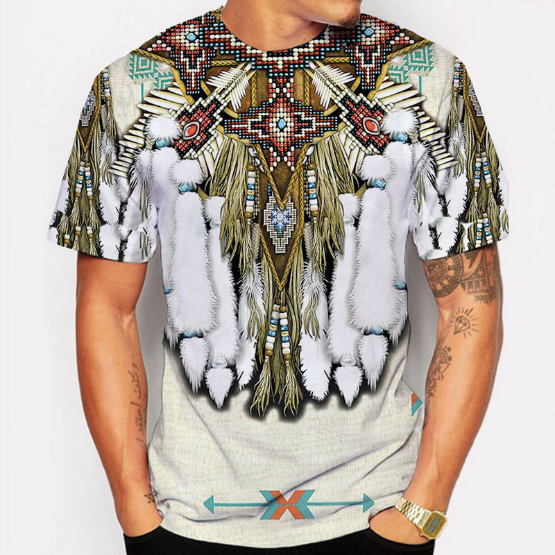 Indian T-Shirts Ethnic Style 3 - Indian Summer Vintage Clothing ulasan dan harga