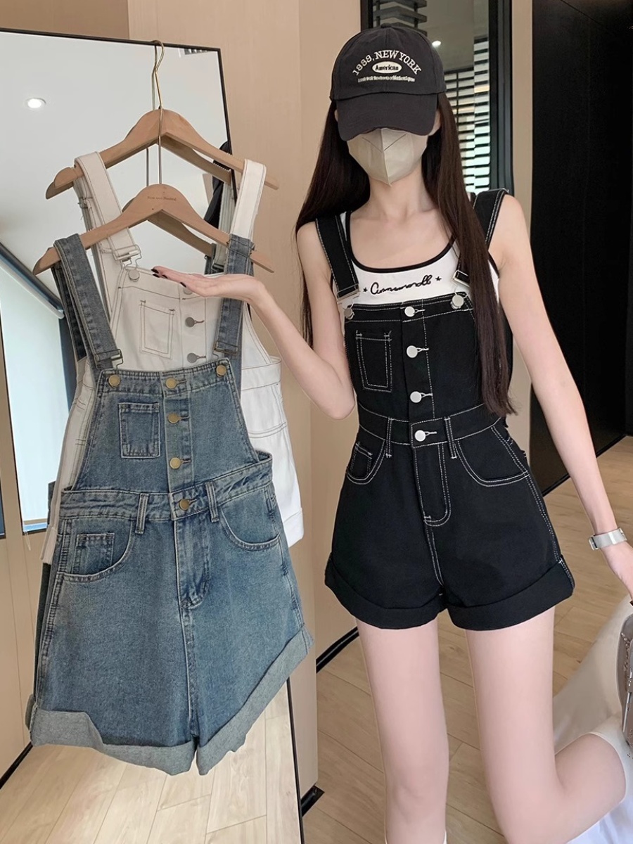 Rompers Women Solid Suspenders - Summer Loving Clothing ulasan dan harga