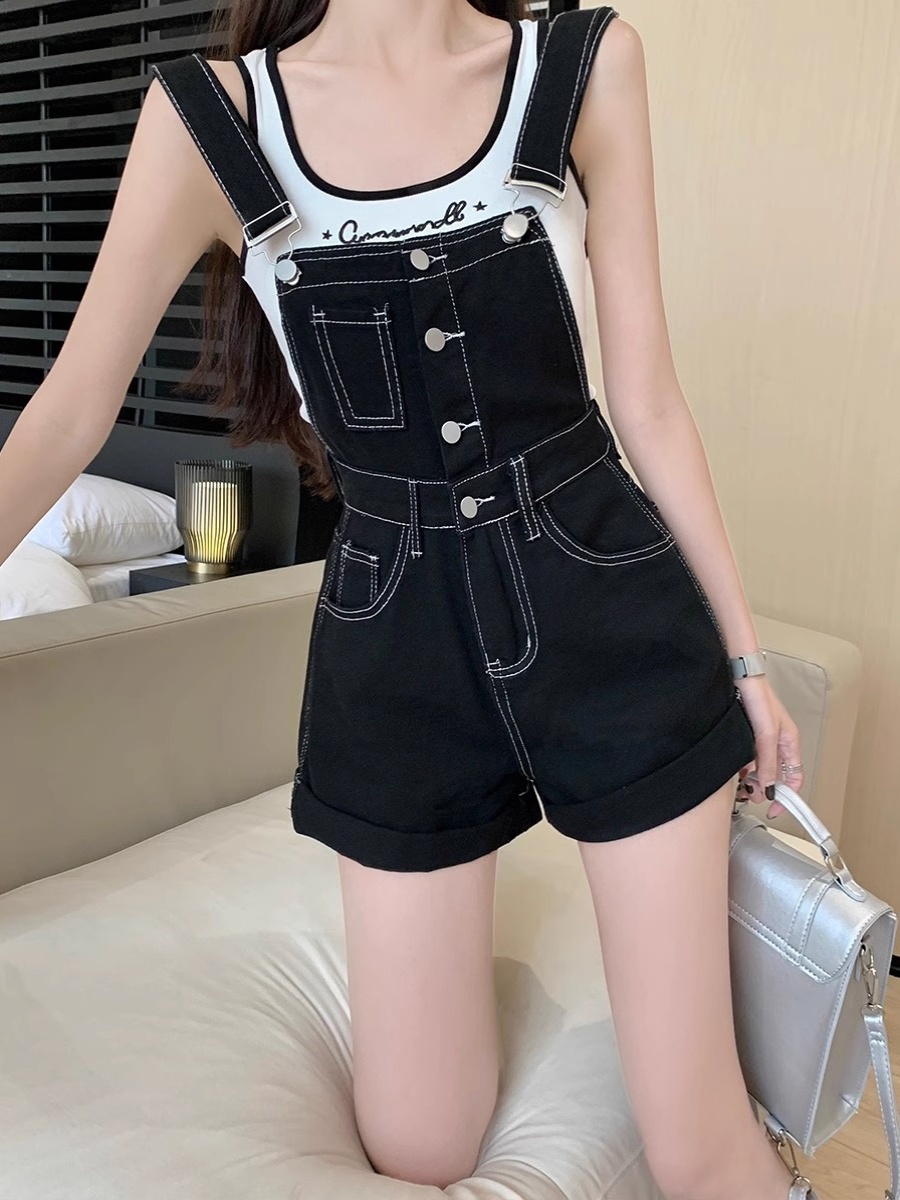 Rompers Women Solid Suspenders - Summer Loving Clothing ulasan dan harga
