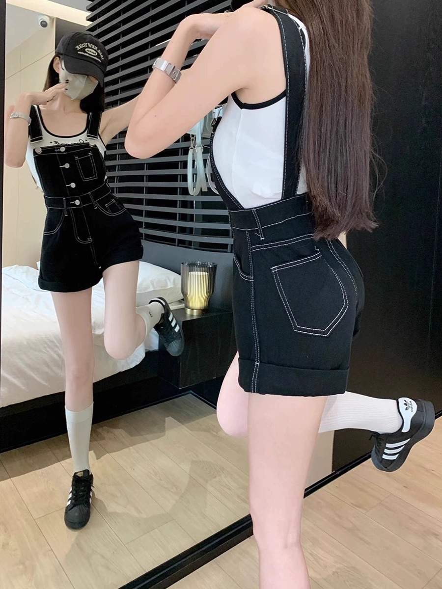 Rompers Women Solid Suspenders - Summer Loving Clothing ulasan dan harga