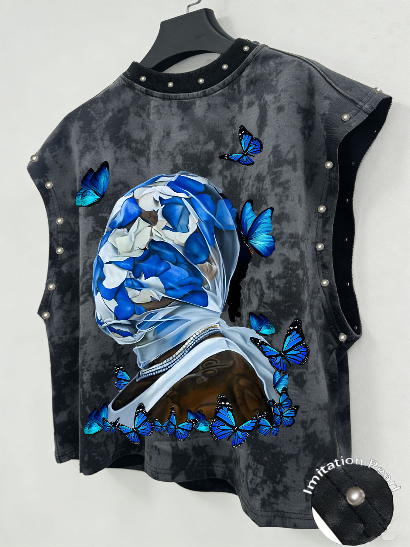 Men Tie Dye Sleeveless Tank To - Summer Rose Clothing ulasan dan harga