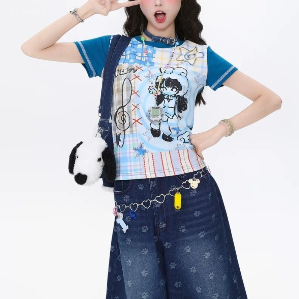 Lovely Sweet Japanese Print T- - Summer Loving Clothing ulasan dan harga
