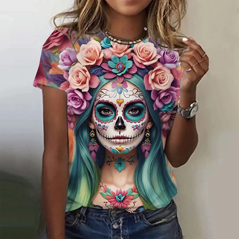 Mexican Day of the Dead Women' - Summer Rose Clothing ulasan dan harga