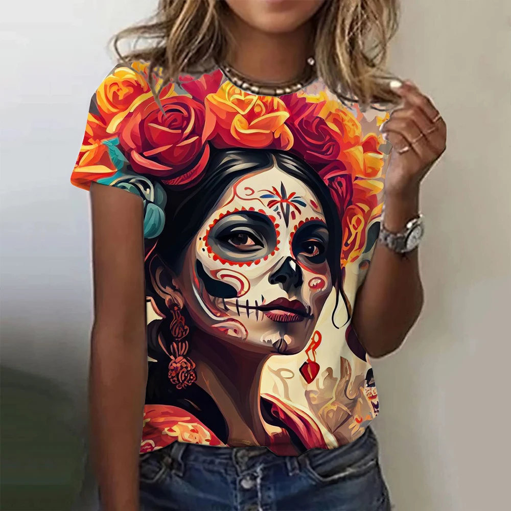 Mexican Day of the Dead Women' - Summer Rose Clothing ulasan dan harga