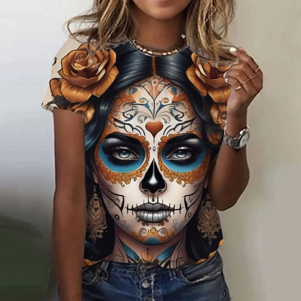 Mexican Day of the Dead Women' - Summer Rose Clothing ulasan dan harga