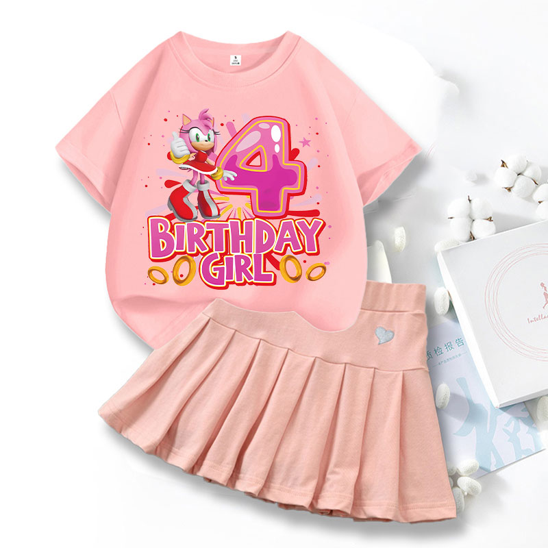 2pcs Sonics Love Dress T-shirt - Summer Loving Clothing ulasan dan harga
