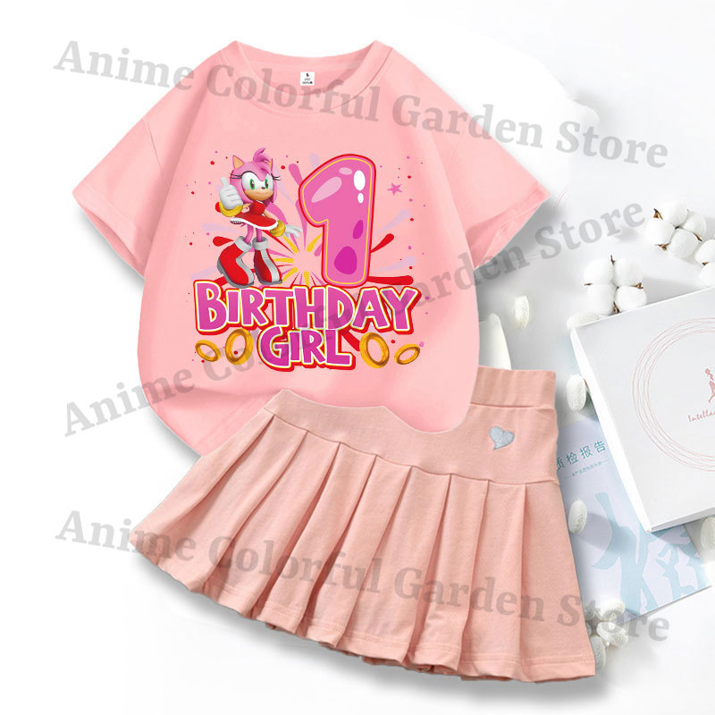 2pcs Sonics Love Dress T-shirt - Summer Loving Clothing ulasan dan harga