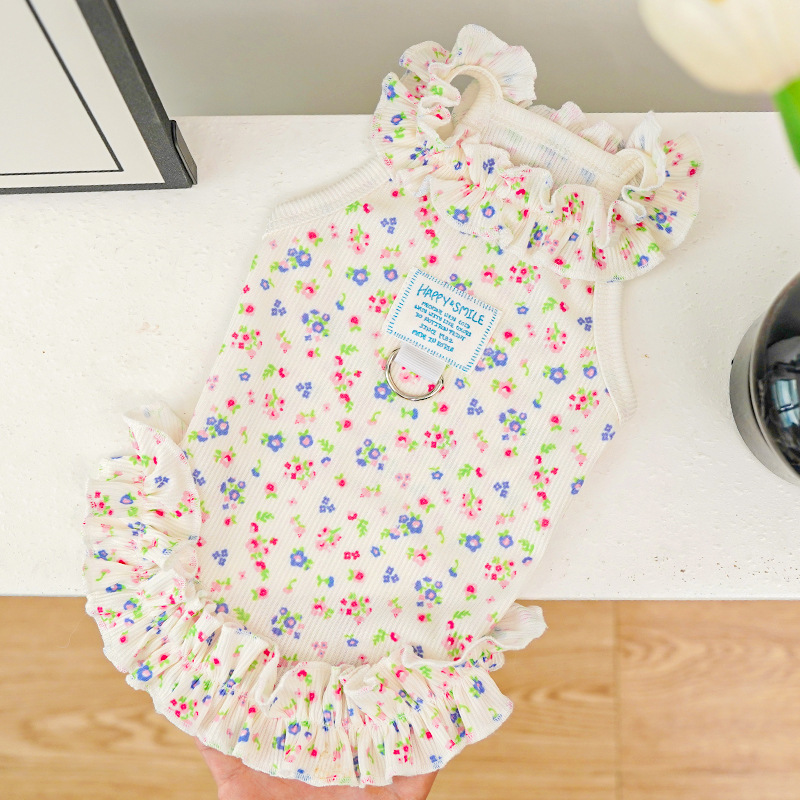 Fashion Floral Dog Dress Dog S - Summer Loving Clothing ulasan dan harga