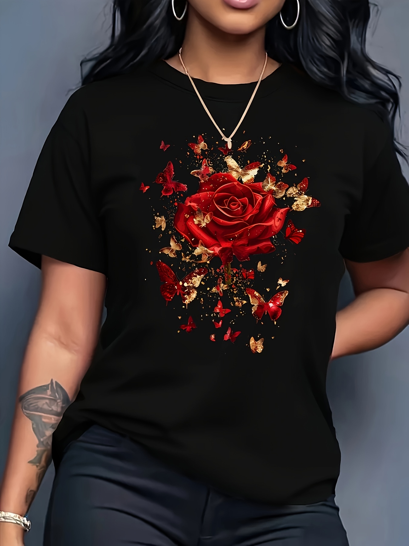 Women's Casual Sports T-Shirt  - Summer Rose Clothing ulasan dan harga
