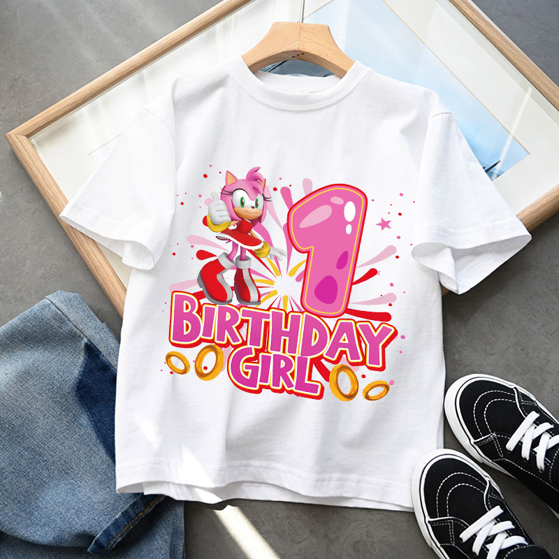 Sonics Cartoon Birthday Number - Summer Rose Clothing ulasan dan harga