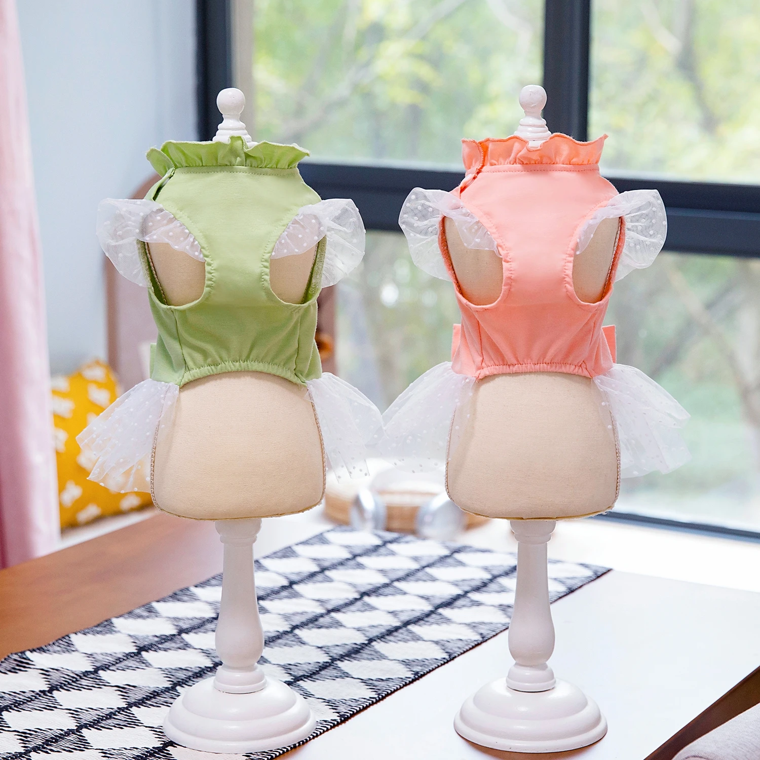 Cute Dog Summer Dress Cat Lace - Summer Loving Clothing ulasan dan harga