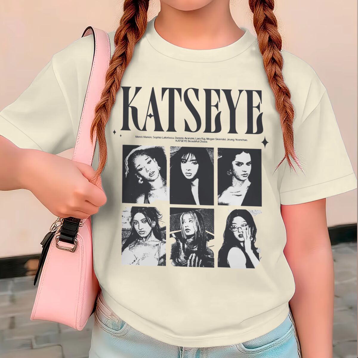 KATSEYE Print Summer Tops Girl - Summer Clothing Newborn ulasan dan harga