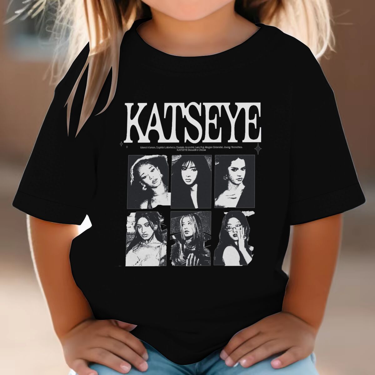 KATSEYE Print Summer Tops Girl - Summer Clothing Newborn ulasan dan harga