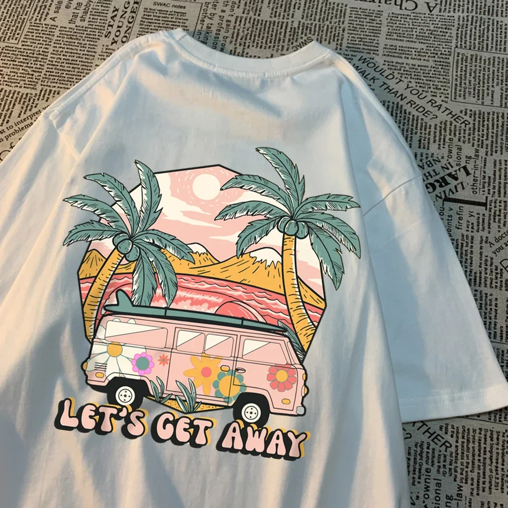 Let'S Get Away Take The Bus Go - Summer Away Clothing ulasan dan harga