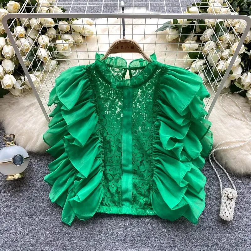 Vintage Elegant  Lace Petal Sl - Summer Clothing In French ulasan dan harga