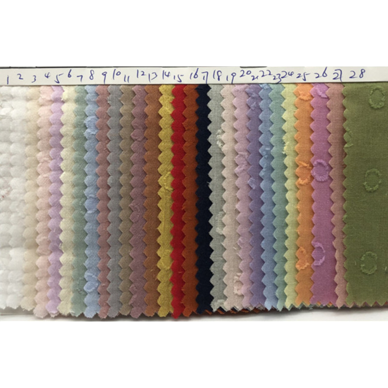 Solid Washed Cotton Polka Dot  - Summer Clothing Material ulasan dan harga