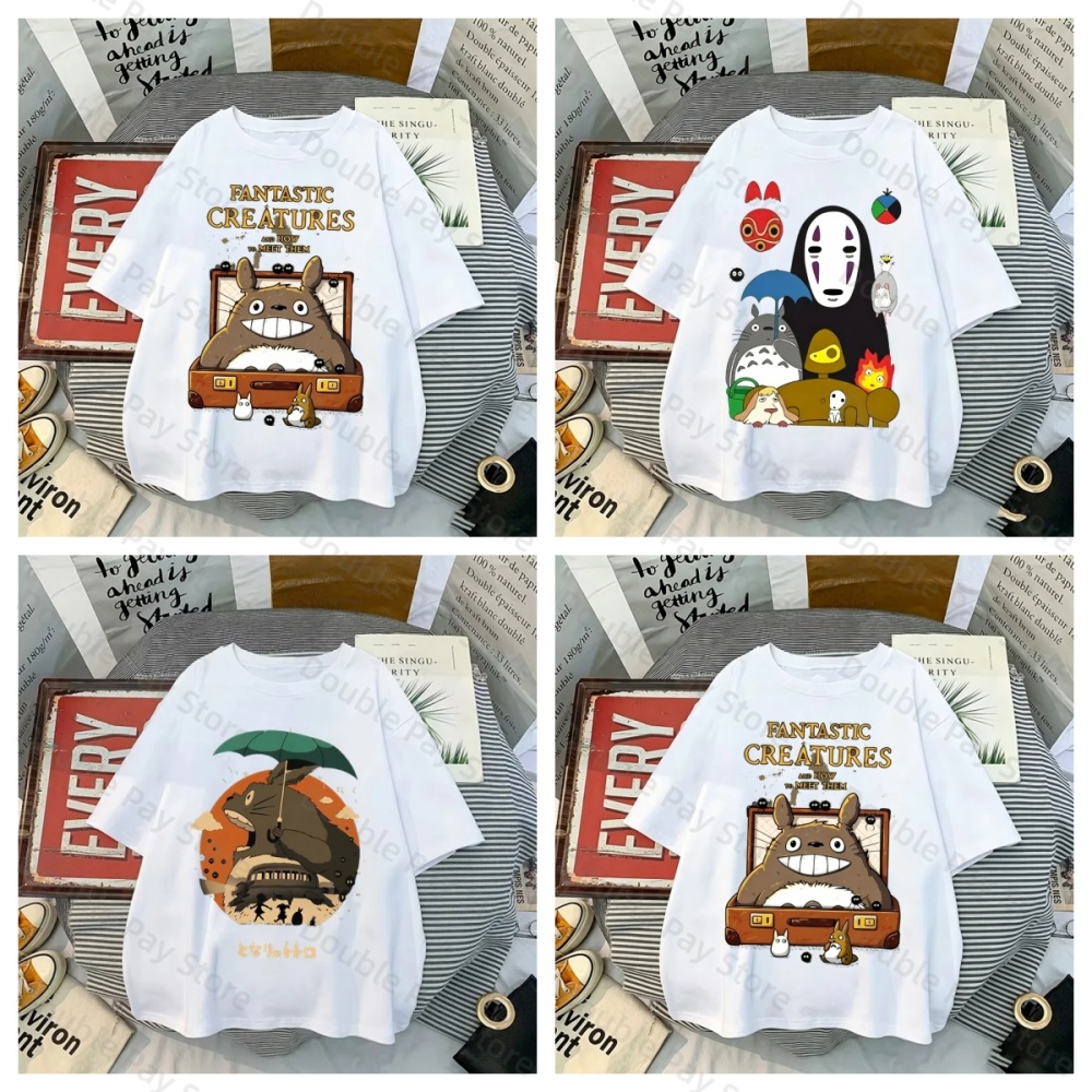 Anime Totoro Spirited Away T-s - Summer Away Clothing ulasan dan harga