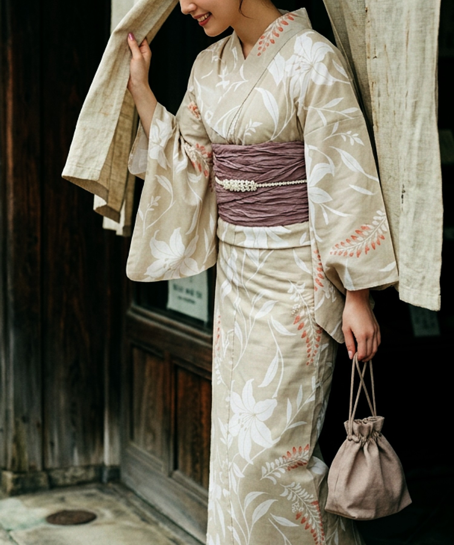 Traditional Yukata Kimono Cott - Summer Clothing Material ulasan dan harga