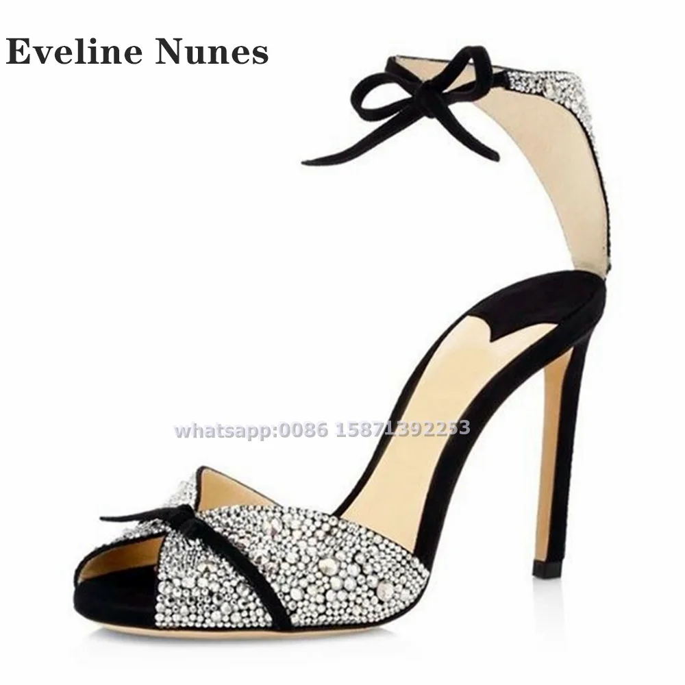 Bow Rhinestone Ankle Strap San - Summer Clothing Collection ulasan dan harga