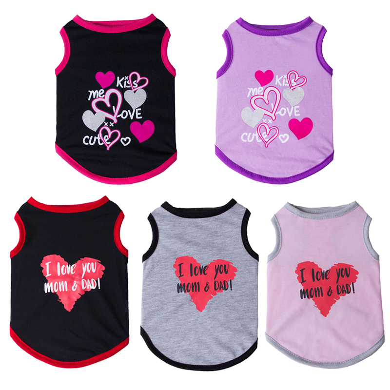 Lovely Puppy Cat Dog Sleeveles - Summer Loving Clothing ulasan dan harga