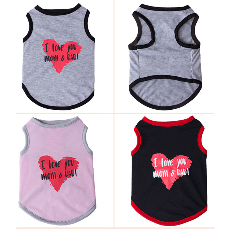 Lovely Puppy Cat Dog Sleeveles - Summer Loving Clothing ulasan dan harga