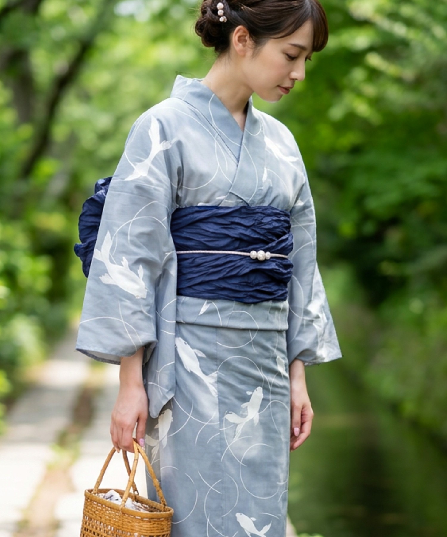 Traditional Yukata Kimono Cott - Summer Clothing Material ulasan dan harga
